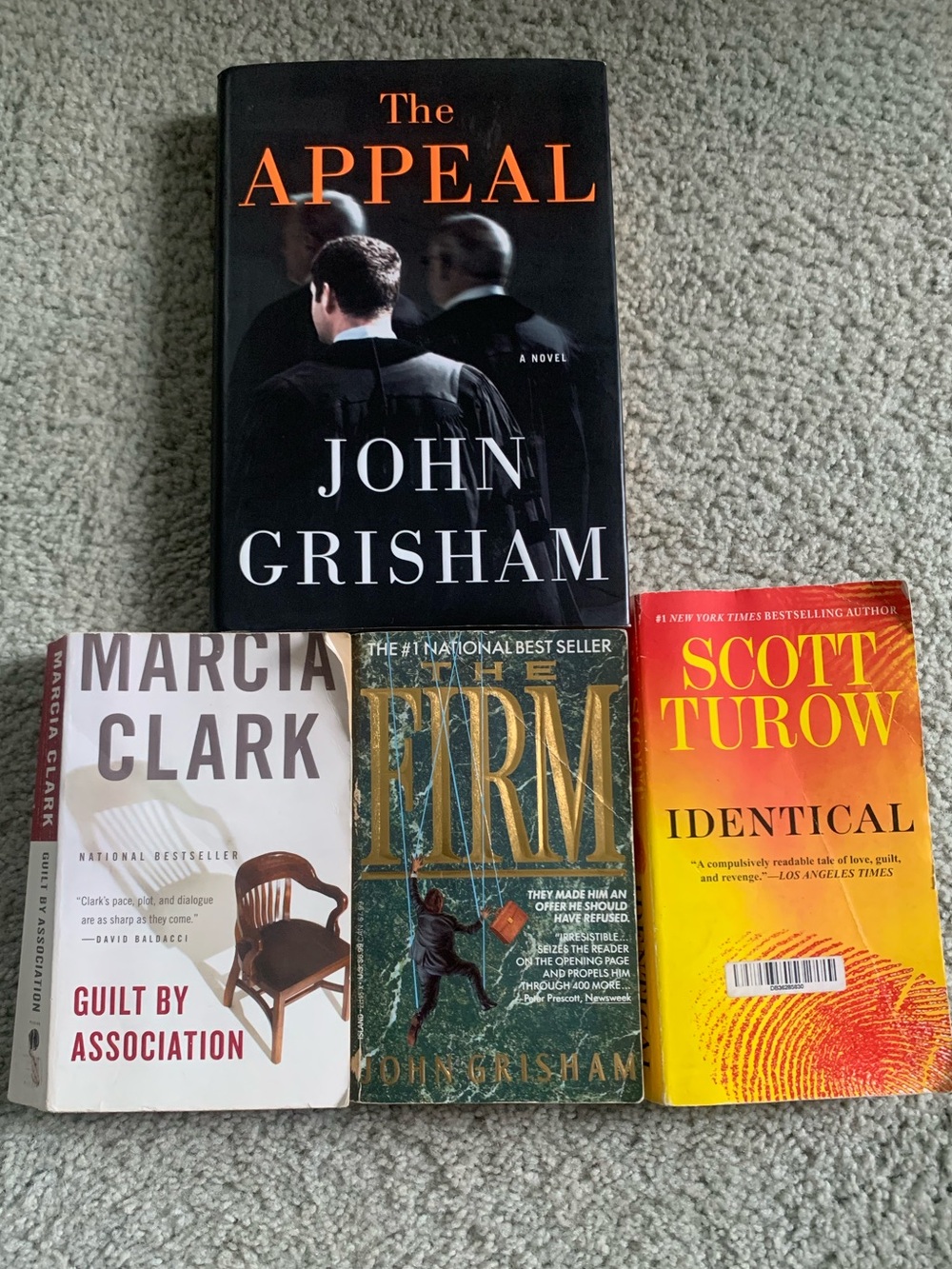 Four Legal Thriller Novels